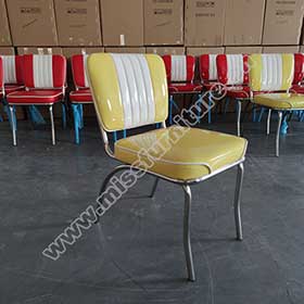 Stainless steel retro diner chair is better than chrome retro diner chair
