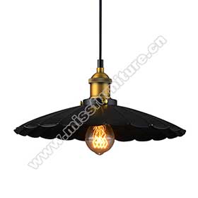 American retro diner umbrella black iron pendant lights 8935, american diner retro iron black umbrella pendant lights-American 1950s retro diner pendant lights M-8935