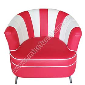 American 1950s retro diner Bel Air sofas seating M-8951-Red and white American retro diner Bel Air sofas seating, classic retro 1950s style kitchen gloss red leather Bel Air sofas