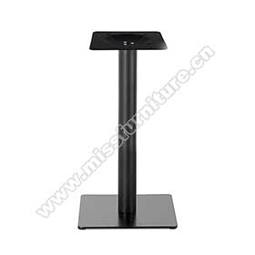 Wholesale black iron square base 1950s diner table legs M8982, 45cm iron american retro cafeteria square black table legs-1950s retro diner table legs M-8982