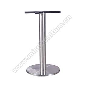 American 1950s retro diner table legs M-8989a-Hot sale 304 stainless steel round base fifties retro diner table legs M8989, diameter 45cm gloss steel round base american restaurant table legs