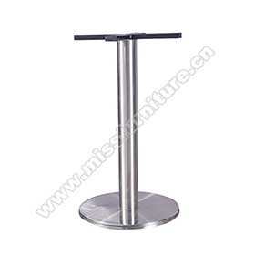 Hot sale 304 stainless steel round base fifties retro diner table legs M8989, diameter 45cm gross steel round base american restaurant table legs-1950s retro diner table legs M-8989