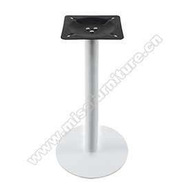American 1950s retro diner table legs M-8997-Customize white color iron round base american diner table legs M8997, diameter 40cm iron round base with white paiting retro diner table legs