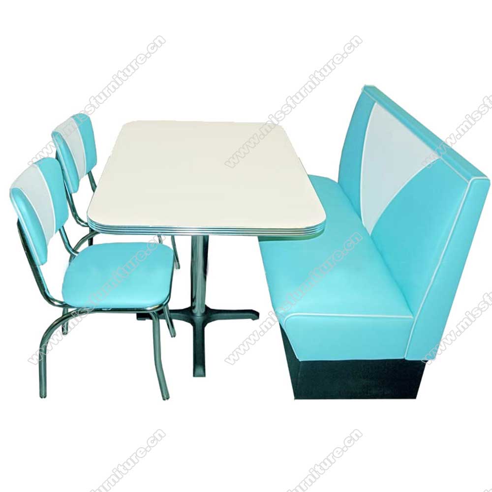 Wholesale purple and white colour vinyl V back and thin seat 1950s style american retro dinette chairs, V back 50s american dinette chairs, American 1950s style retro diner chair furniture M-8328